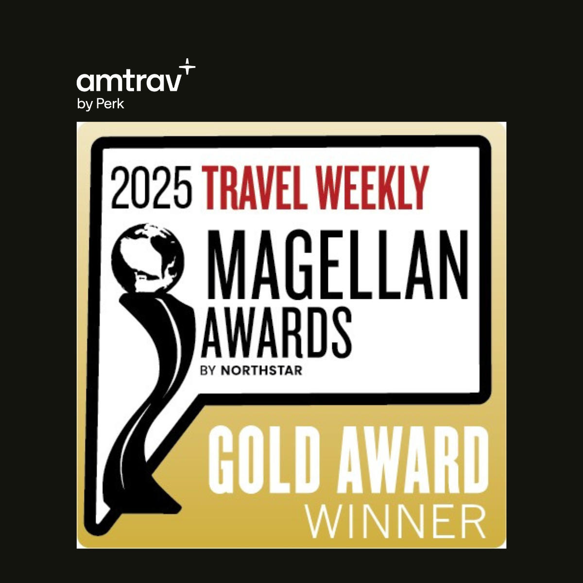 AmTrav Wins Gold Magellan Award for Service